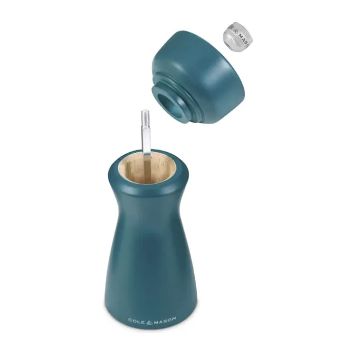 Cole&Mason Kenton Kværn H 15 cm - Gummitræ - Sea Salt
