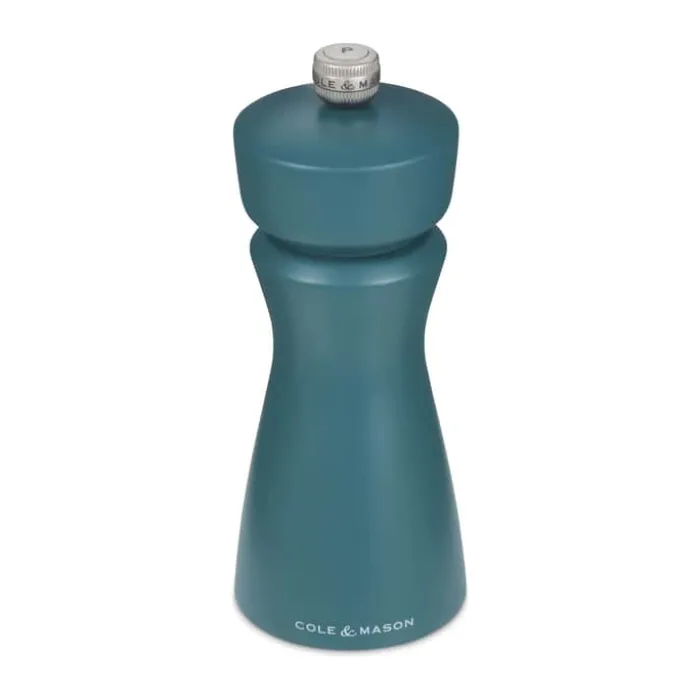 Cole&Mason Kenton Kværn H 15 cm - Gummitræ - Sea Salt