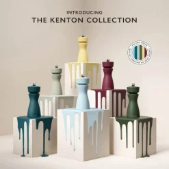 Cole&Mason Kenton Kværn H 15 cm - Gummitræ - Sea Salt