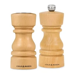 Cole&Mason Kenton Kværnsæt - 2 dele H 13 cm - Bøgetræ - Beech
