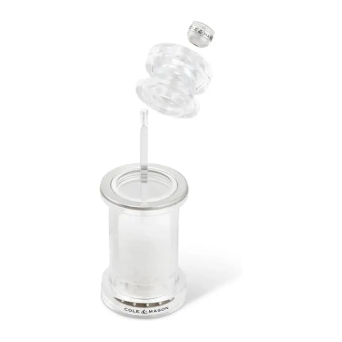 Cole&Mason Kværnsæt - 2 dele H 14,4 cm - Akryl/rustfrit stål - Klar