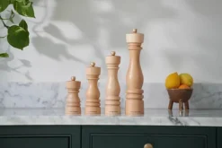 Cole&Mason London Kværnsæt H 18 cm - Bøgetræ/rustfrit stål - Natural Beech