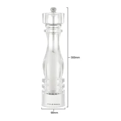 Cole&Mason London Saltkværn H 30 cm - Akryl/rustfrit stål - Klar