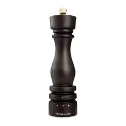 Cole&Mason London Saltkværn H 22 cm - Bøgetræ/rustfrit stål - Chocolate Wood