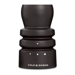 Cole&Mason London Saltkværn H 22 cm - Bøgetræ/rustfrit stål - Chocolate Wood