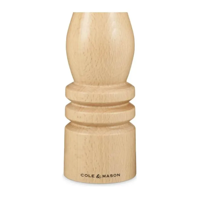 Cole&Mason London Saltkværn H 30 cm - Bøgetræ/rustfrit stål- Natural Beech
