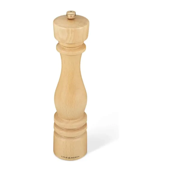 Cole&Mason London Saltkværn H 30 cm - Bøgetræ/rustfrit stål- Natural Beech