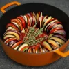 Combekk Sous-Chef Gryde Ø 24 cm - Genbrugsstøbejern - Orange