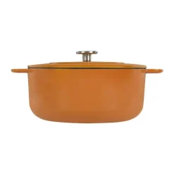 Combekk Sous-Chef Gryde Ø 24 cm - Genbrugsstøbejern - Orange