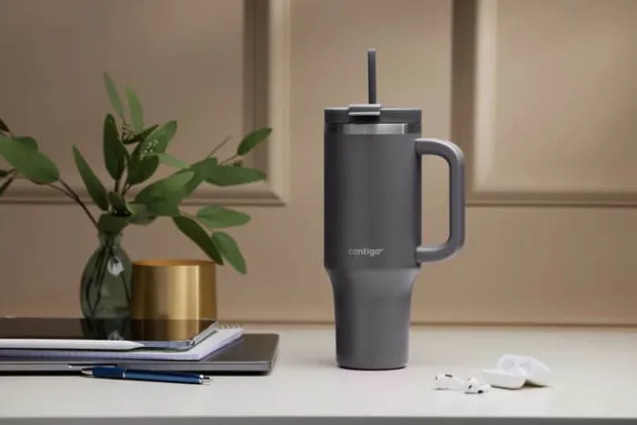 Contigo Streeterville Tumbler 120 cl - Dobbeltvægget vakuumisolering - Grå