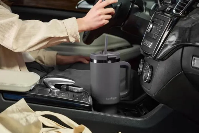 Contigo Streeterville Tumbler 120 cl - Dobbeltvægget vakuumisolering - Grå