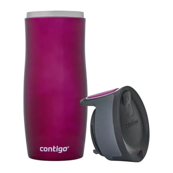 Contigo West Loop Termokop 470 ml - Rustfrit stål - Raspberry
