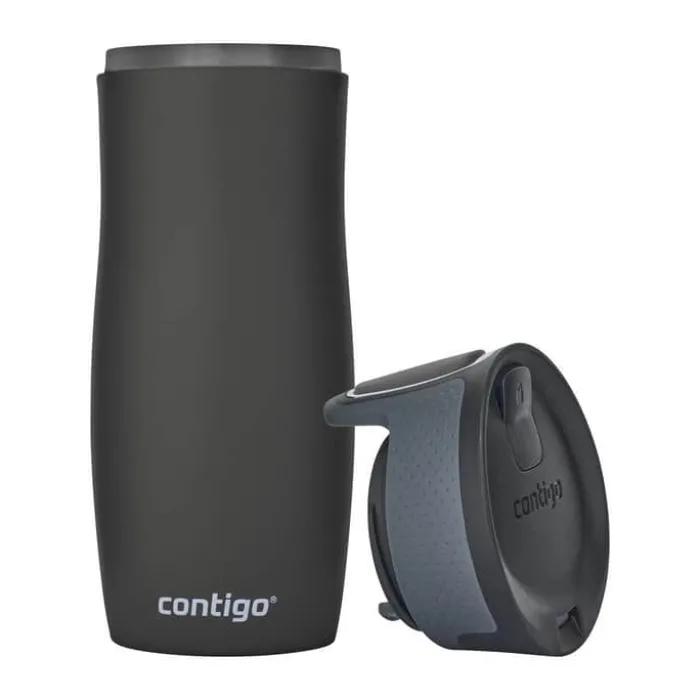 Contigo West Loop Termokop 470 ml - Rustfrit stål - Gun metal