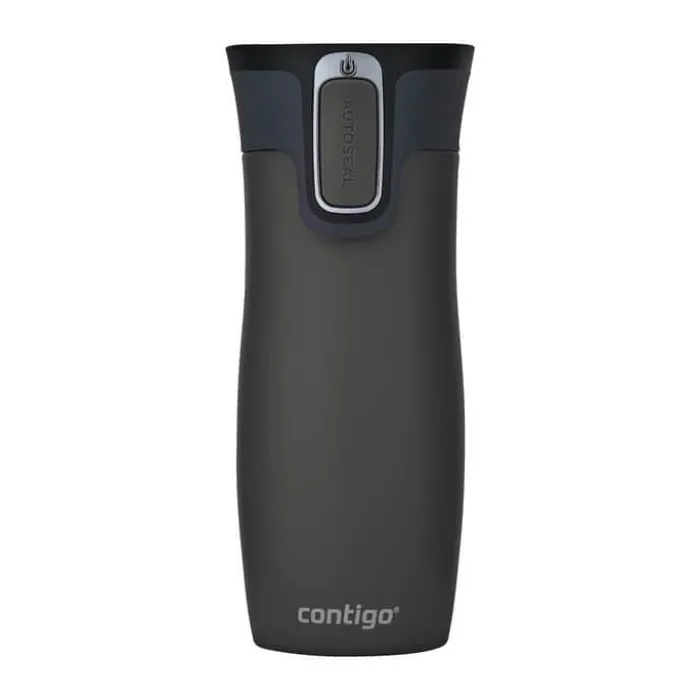 Contigo West Loop Termokop 470 ml - Rustfrit stål - Gun metal