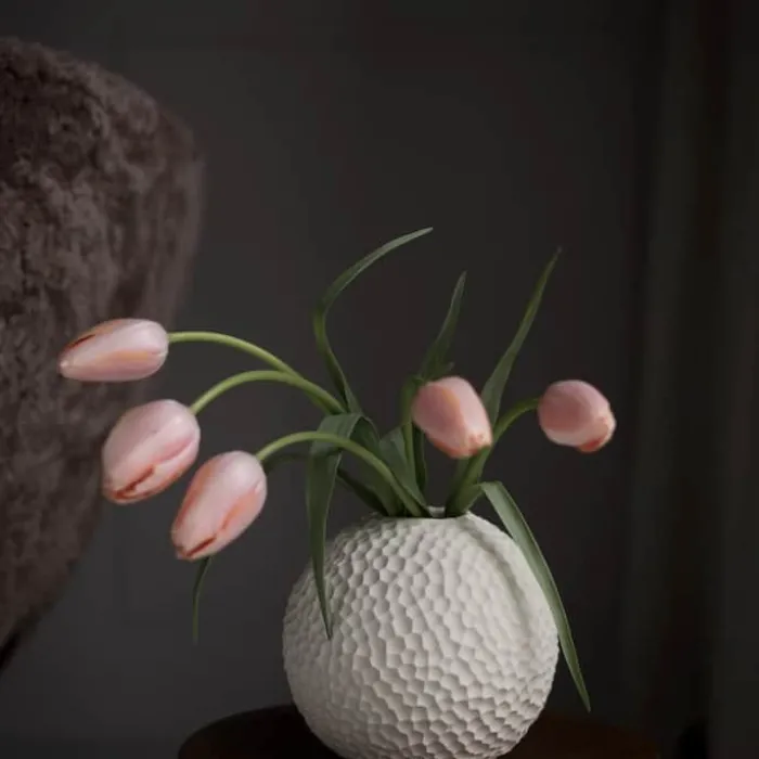 Cooee Kaia Vase H 15 cm - Keramik - Linnen