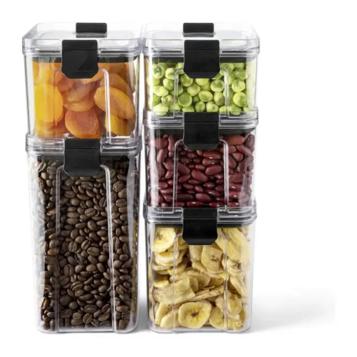 Cook & Baker Basic Opbevaringsboks - 5 dele 460/2x700/900/1300 ml