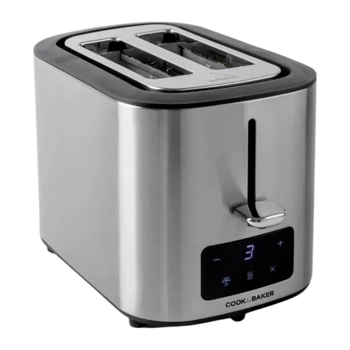 Cook & Baker Brødrister 2 skiver - Automatisk sluk - Krummebakke