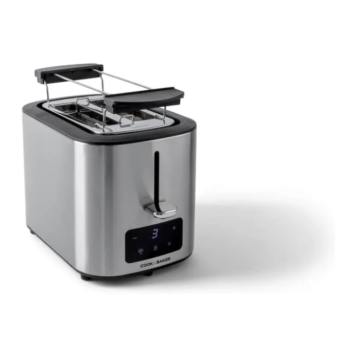 Cook & Baker Brødrister 2 skiver - Automatisk sluk - Krummebakke