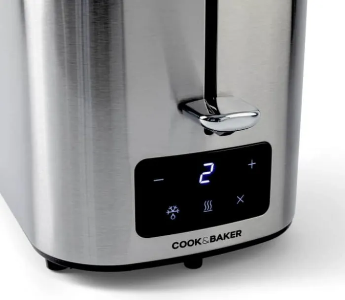 Cook & Baker Brødrister 2 skiver - Automatisk sluk - Krummebakke