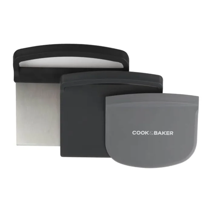 Cook & Baker Dejcutter - 3 stk. B 13,5 x L 14,5 cm - Plastik/stål - Grå