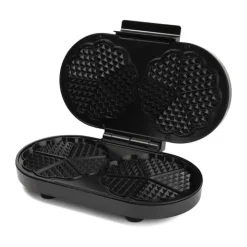 Cook & Baker Dobbeltvaffeljern 1200 Watt - Stål - Sølvfarvet
