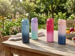 Cook & Baker Drikkedunk 0,5 liter - Genanvendt rustfrit stål - Lyseblå/mørkeblå