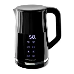 Cook & Baker Elkedel 1,7 liter - Plastik - Sort