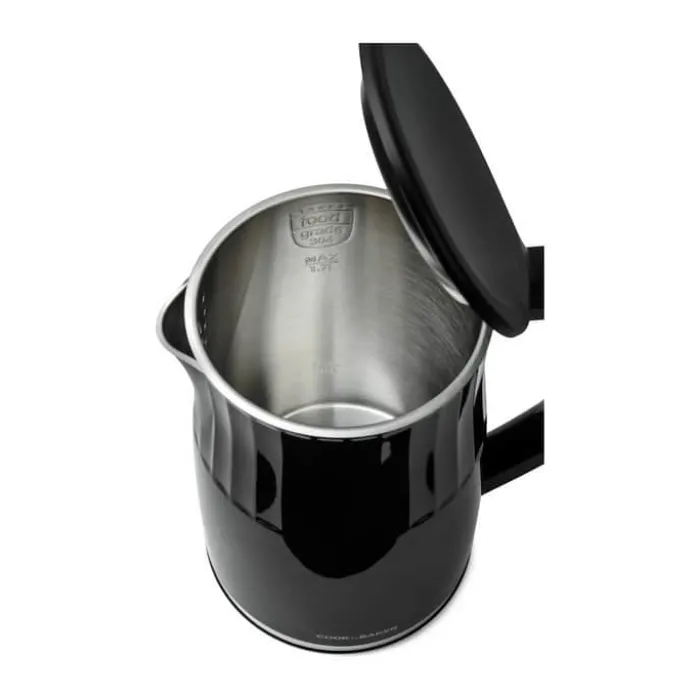 Cook & Baker Elkedel 1,7 liter - Plastik - Sort
