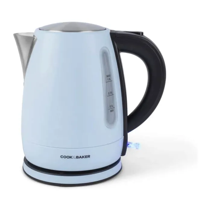 Cook & Baker Elkedel 1 liter - Stål - Blå