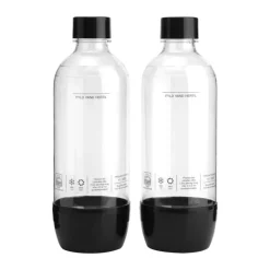 Cook & Baker Flasker til sodavandsmaskine - 2 stk. 2 x 1 liter - Kompatibel med Cook & Baker sodavandsmaskine