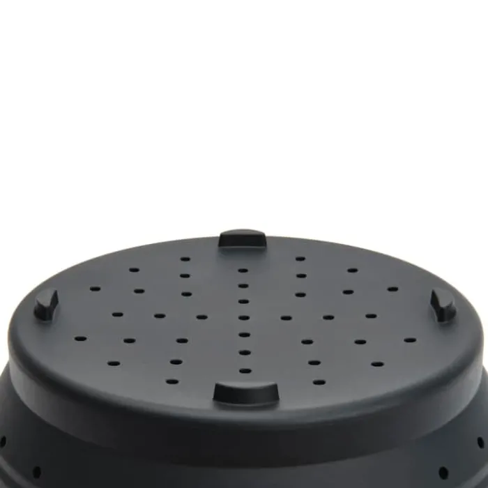 Cook & Baker Foldbar Sisæt - 2 stk. Ø 27,6/31,5 cm - Silikone - Grå