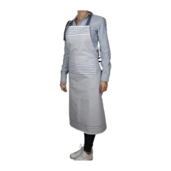 Cook & Baker Forklæde B 70 x L 100 cm - Økologisk bomuld - Blå