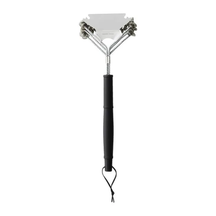 Cook & Baker Grillbørste L 46 cm - Rustfrit stål/plastik - Sort