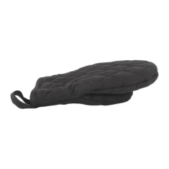 Cook & Baker Grydehandske L 21 cm- Økologisk bomuld - Sort