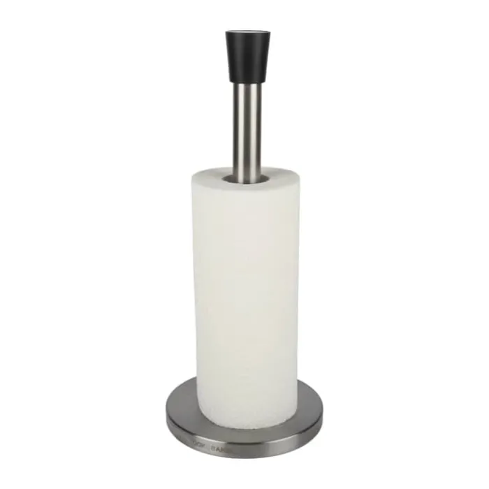 Cook & Baker Køkkenrulleholder Ø 15 x H 36 cm - Stål - Sølvfarvet