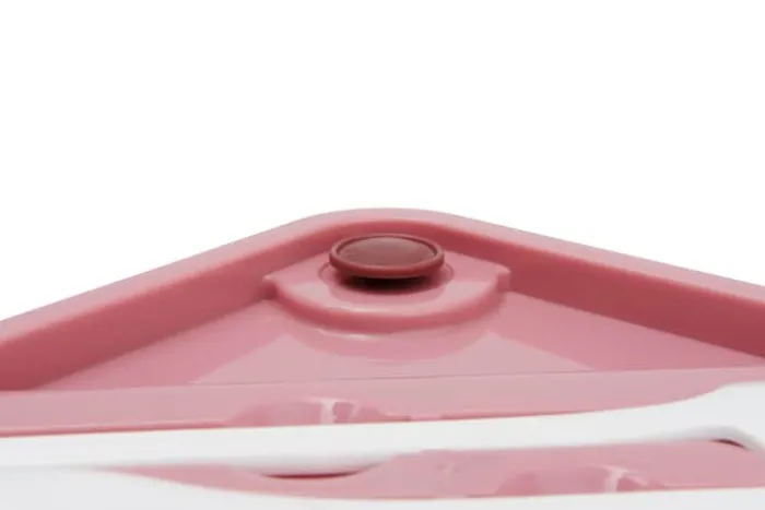 Cook & Baker Madkasse 1500 ml - Plastik/Rustfrit stål - Rosa
