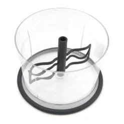 Cook & Baker Minihakker H 19,5 x B 16 x L 16 cm - Plastik/Rustfrit stål - Hvid/Grå