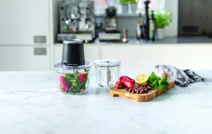 Cook & Baker Minihakker 0,6/1 liter - 250 watt - Sort