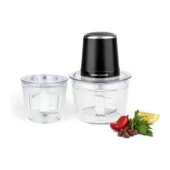 Cook & Baker Minihakker 0,6/1 liter - 250 watt - Sort