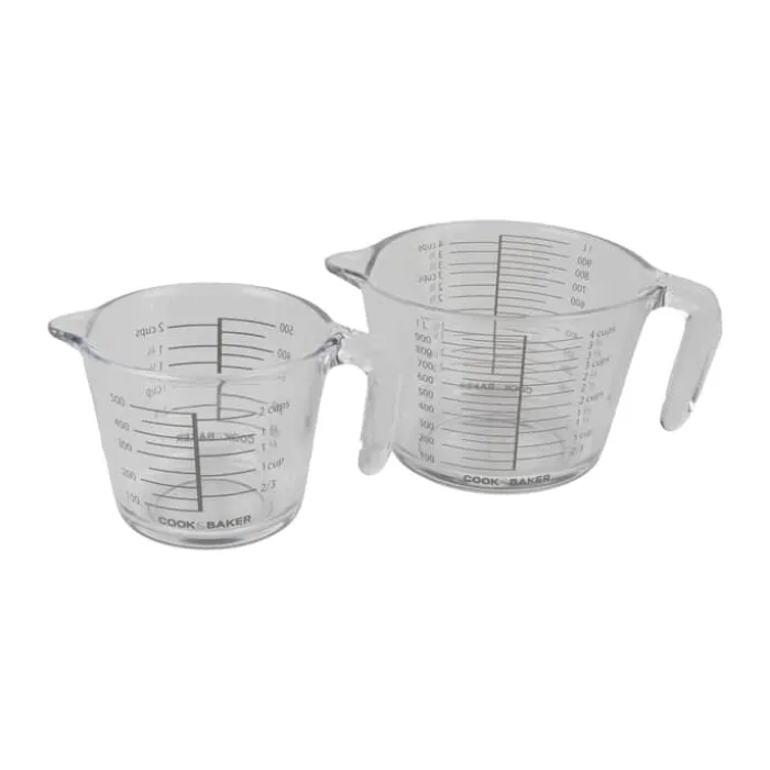 Cook & Baker Målekande 1liter - Glas - Klar