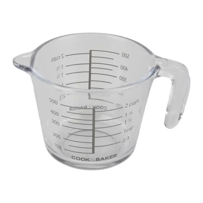 Cook & Baker Målekande 500 ml - Glas - Klar