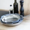 Cook & Baker Pandebeskytter - 3 stk. Ø 27/34/38 cm - Filt - Grå