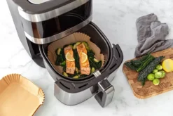 Cook & Baker Papirbakke til Airfryer - 100 stk. B 16 x L 16 cm - Papir