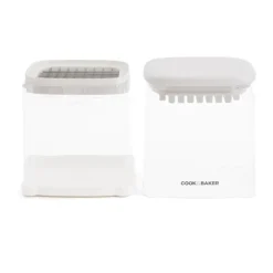 Cook & Baker Pommes Frites Hakker H 17 x B 13 x L 10,5 cm - Plastik/Rustfrit stål - Hvid/Grå