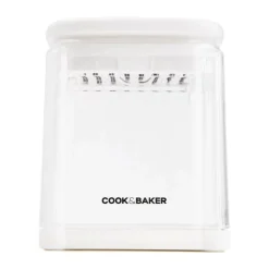 Cook & Baker Pommes Frites Hakker H 17 x B 13 x L 10,5 cm - Plastik/Rustfrit stål - Hvid/Grå