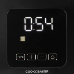 Cook & Baker Premium Brødrister 2 skiver - 8 programmer - Inkl. Rist