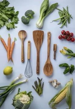 Cook & Baker Premium Grydeske L 33,5 cm - Oliventræ