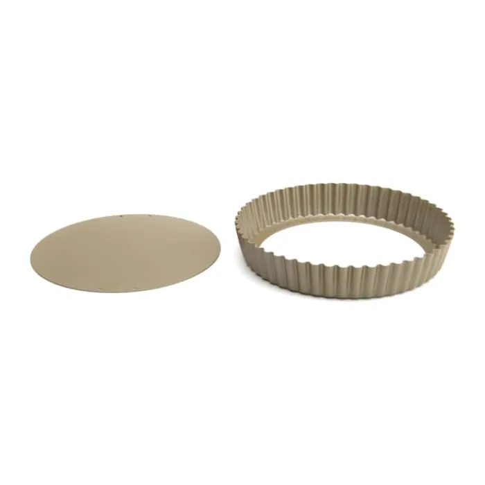 Cook & Baker Premium Tærteform Ø 20 cm - Carbonstål - Guldfarvet