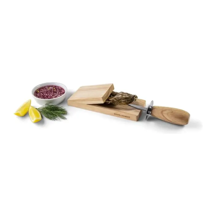 Cook & Baker Østerskniv L 18 cm - Bøgetræ/rustfrit stål