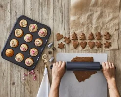 Cook & Baker Tyller - 5 stk Til at dekorere cupcakes og flødeskumskager - Stål